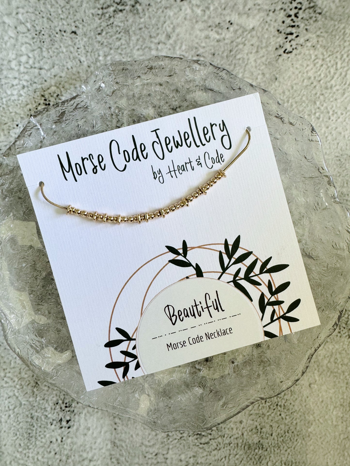 Beautiful - Gold Secret Message Necklace