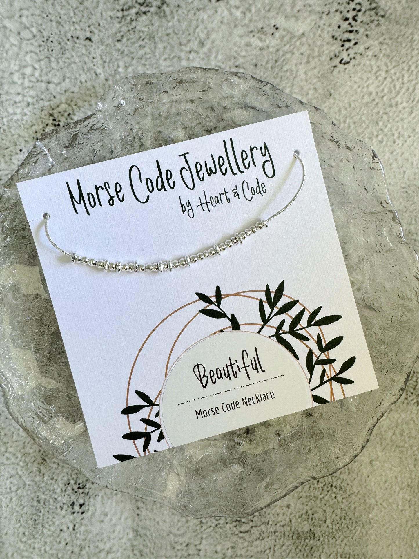 Beautiful - Silver Secret Message Necklace