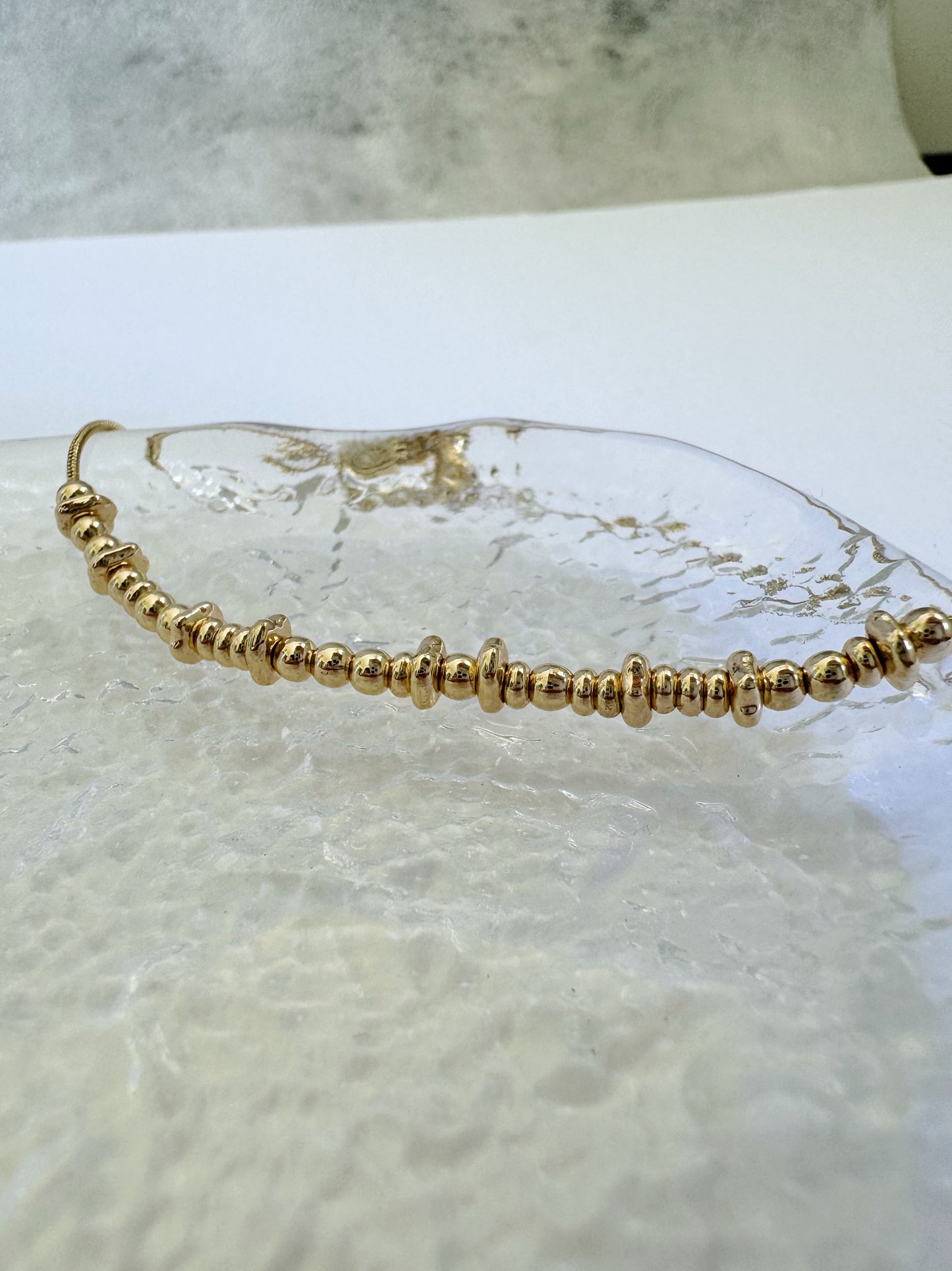 I Love You - Gold Secret Message Bracelet