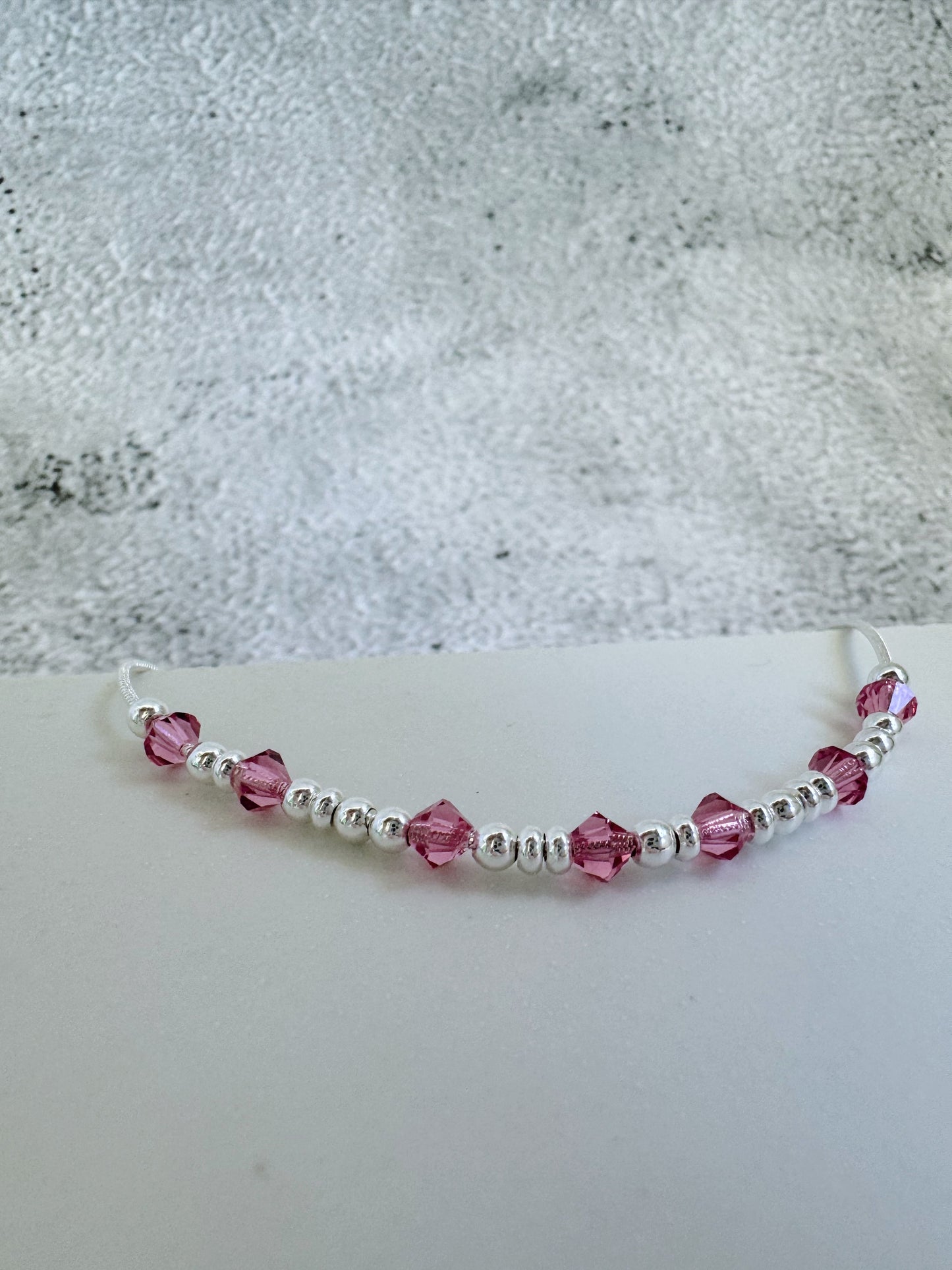 Always - Crystal & Silver Secret Message Bracelet