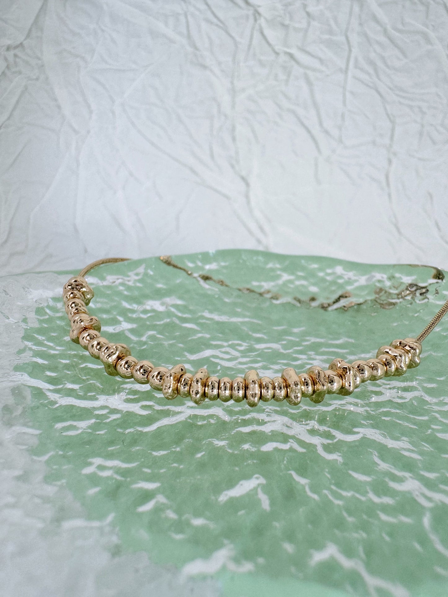 Custom Text - Gold Personalised Secret Message Bracelet