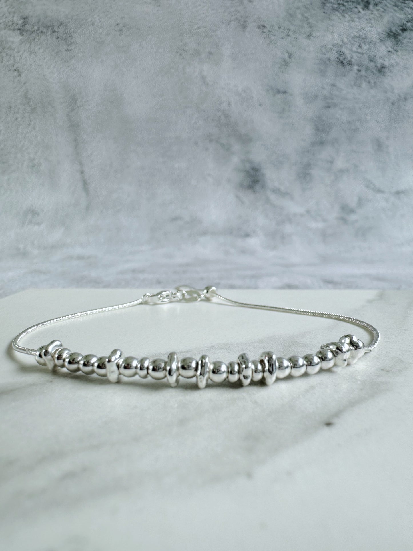 Breathe - Silver Secret Message Bracelet