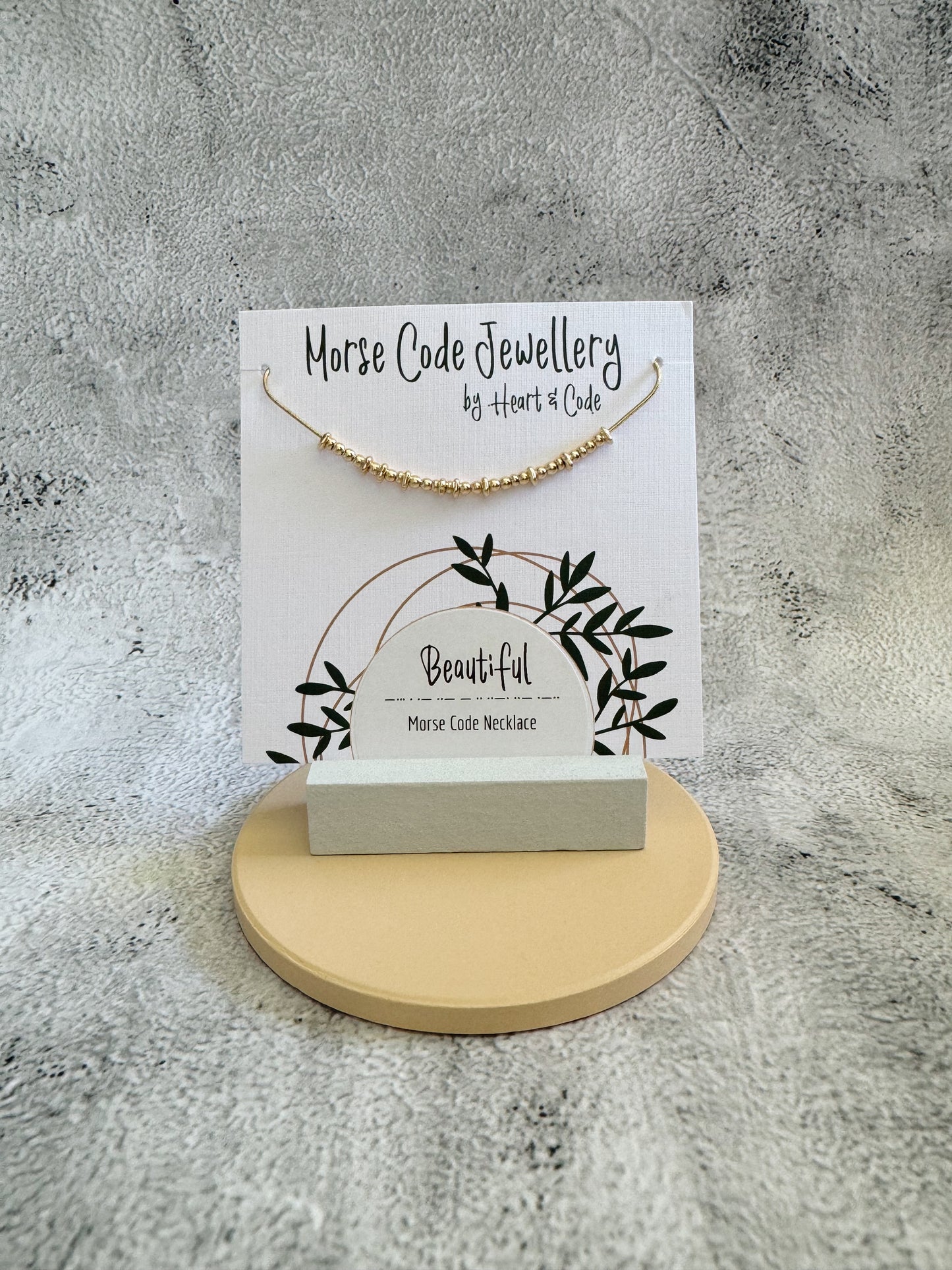 Beautiful - Gold Secret Message Necklace